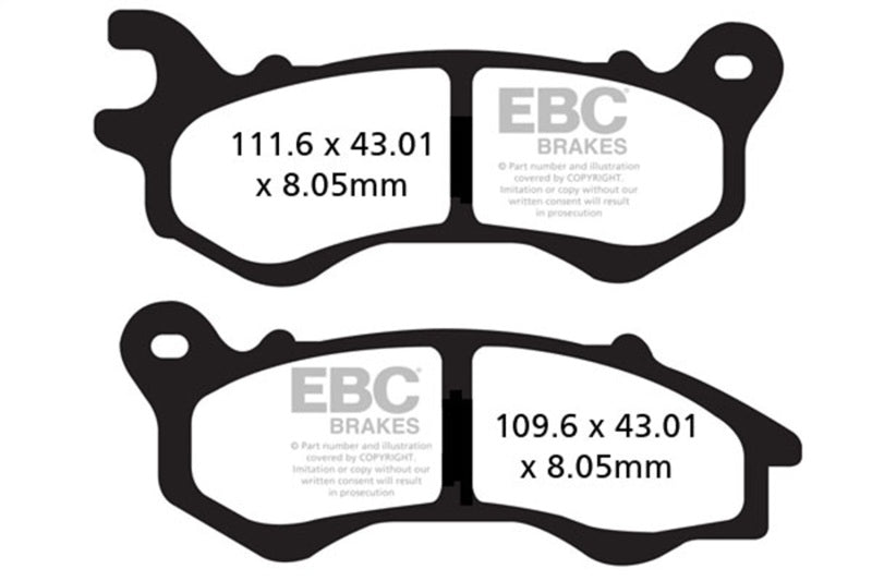 Load image into Gallery viewer, Ebc Powersports SFA603 EBC FA-SFA-X Brake Pads
