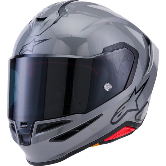Alpinestars Supertech R7 Solid Helmet (Large, Gloss Gray)