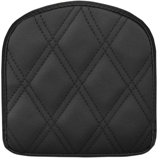 Saddlemen 040843 Gravestone Sissy Bar Pad for Explorer-LS & Step-Up-LS Seat - 6.5in. x 6.5in. - Black