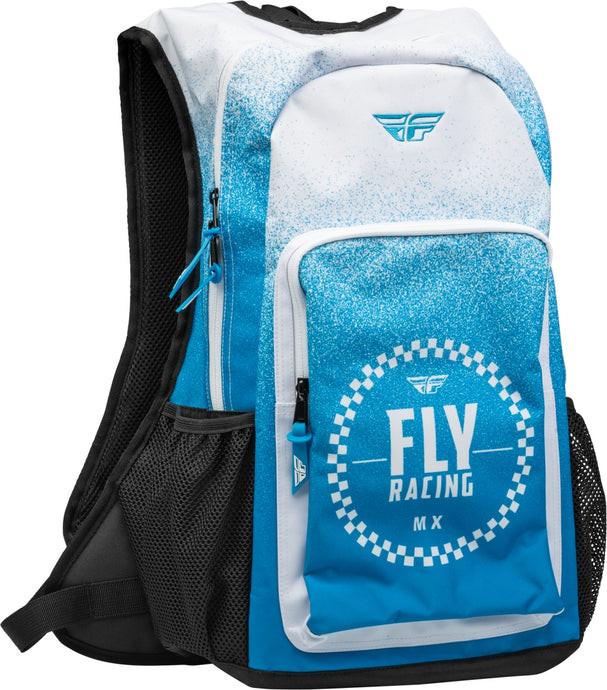 Fly Racing 28-5074 Jump Pack Backpack - 18in. H x 14in. W x 6in. D - Blue/White