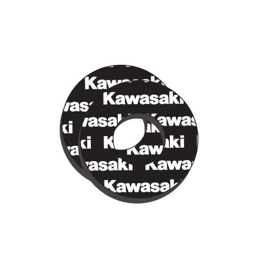 Factory Effex 22-67100 Moto Grip Donuts - Kawasaki Black