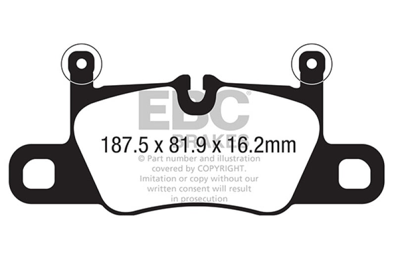 Load image into Gallery viewer, Ebc DP42371R EBC Yellowstuff Brake Pad Sets
