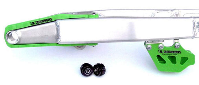 T.M. Designworks KCP-KXK-GR Baja-Rally Chain Slide-N-Guide Kit - Green