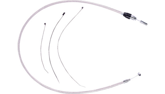 Magnum 52382HE Alternate Length Polished Stainless Quick Connect Braided Upper Clutch Cable - 45in.