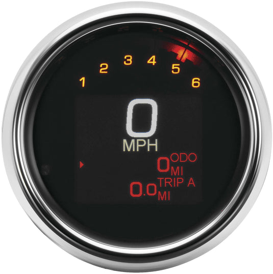 Dakota Digital MLX-3000 MLX Series Gauge Speedometer/Tachometer - 3-3/8in. - Chrome