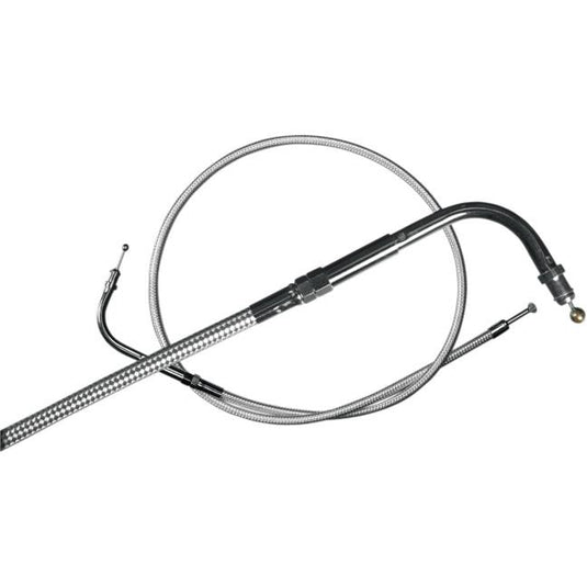 Magnum 3386S Sterling Chromite II Braided Throttle Cable for S&S E/G Carburetors