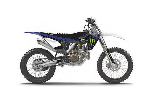Dcor 20-70-101 Monster Energy Husqvarna Complete Graphics Kit - White