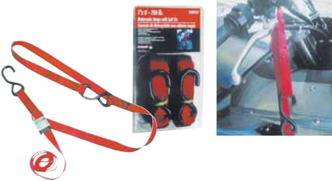 Erickson 05727 1in. x 6ft. Auto-Block Attach with Integrated Extension - Red