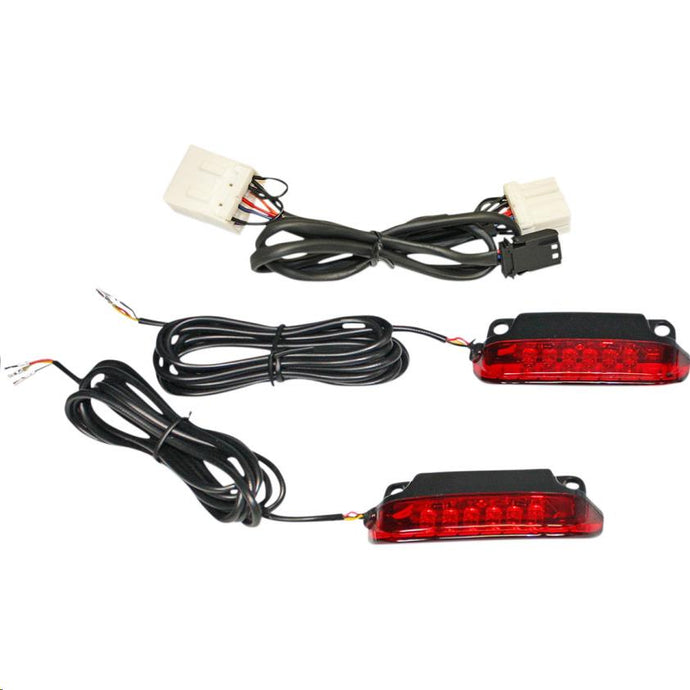 Custom Dynamics CD-LR-09-R LED Saddlebag Rail Light Bars - Red Lens