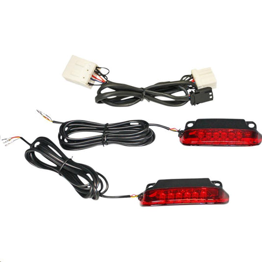 Custom Dynamics CD-LR-09-R LED Saddlebag Rail Light Bars - Red Lens