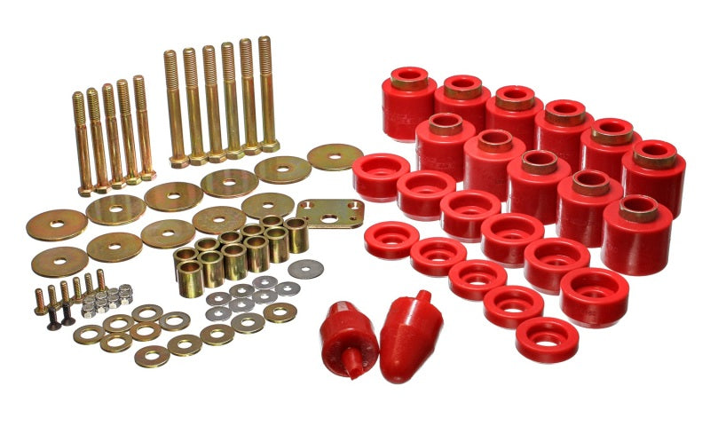 Load image into Gallery viewer, Energy Suspension 2.4108R ES Body Mounts - Red
