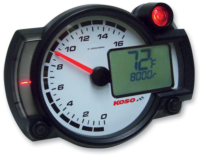 Koso North America BA015000 RX2-NR GP-Style Race Tachometer