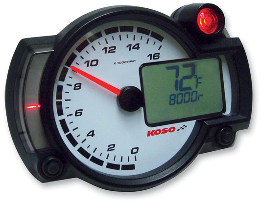 Koso North America BA015000 RX2-NR GP-Style Race Tachometer