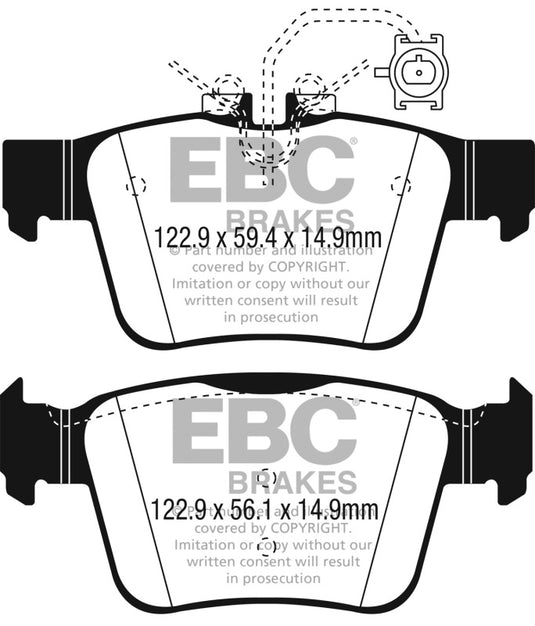 Ebc UD1989 EBC Ultimax2 Brake Pad Sets