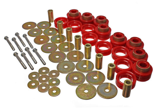 Energy Suspension 5.4112R ES Body Mounts - Red