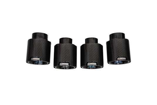 Corsa Performance 21109CFBLK COR Tip Kit