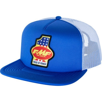 Load image into Gallery viewer, Fmf Racing Power House Trucker Hat (One Size Fits Most, Royal Blue)
