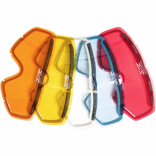 Eks Brand Dual-Pane Lens w/ Tear Off Posts for Gox Goggles - Clear