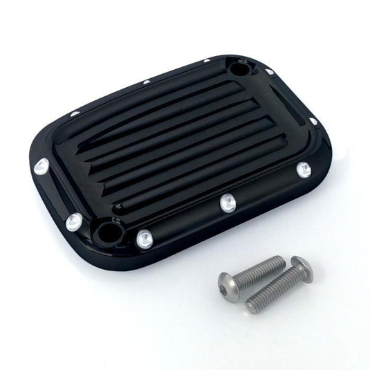 Covingtons C1176-B Front Brake Master Cylinder Cover - Dimpled - Black