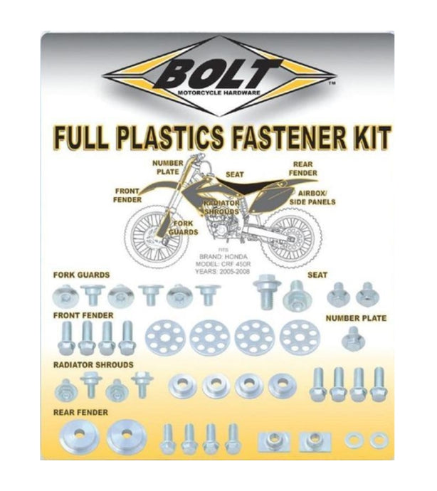 Bolt Mc Hardware KTM-1885SX Full Plastic Fastener Kit