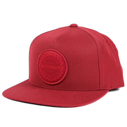 Fasthouse Anchor Hat (One Size Fits All, Maroon)