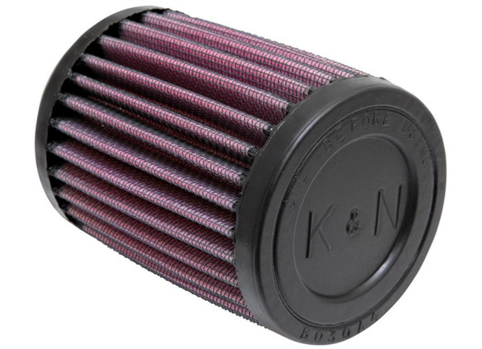 K&N Engineering RU-0360 Universal Round Straight Air Filter - Rubber End Cap