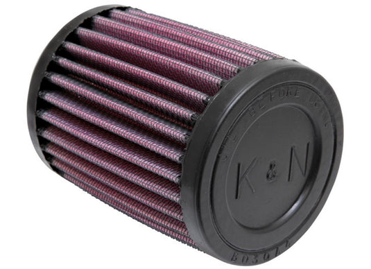K&N Engineering RU-0360 Universal Round Straight Air Filter - Rubber End Cap