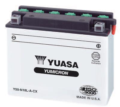 Yuasa YUAM22LC1 Yumicron Battery - YB2.5L-C-1