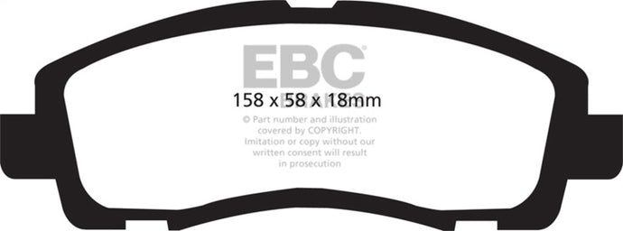 Ebc DP41753R EBC Yellowstuff Brake Pad Sets