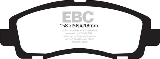 Ebc DP21753 EBC Greenstuff Brake Pad Sets