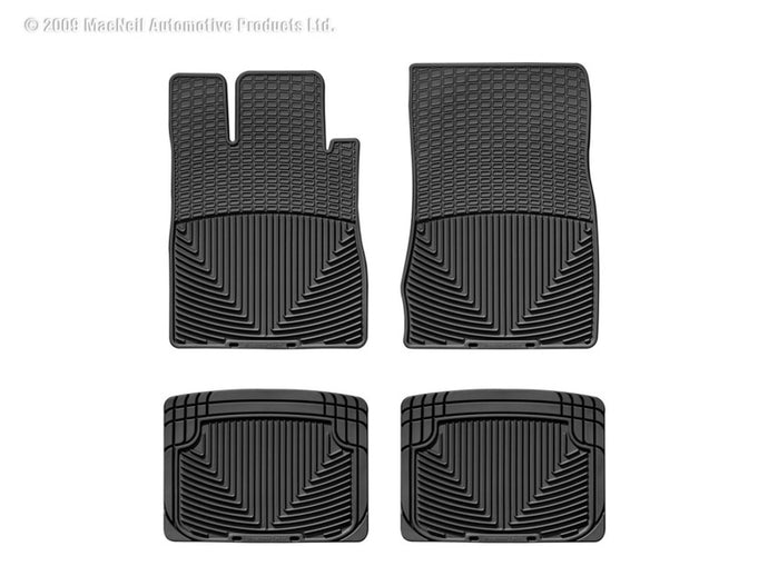 Weathertech W36-W20 WT Rubber Mats - Rear - Blk