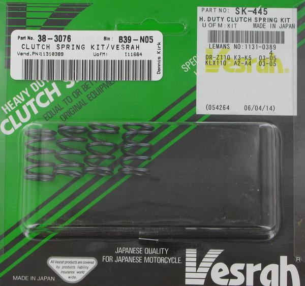 Vesrah SK-445 H/D Clutch Spring Set