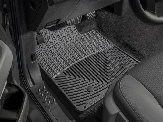 Weathertech W177-W20 WT Rubber Mats - Front - Blk