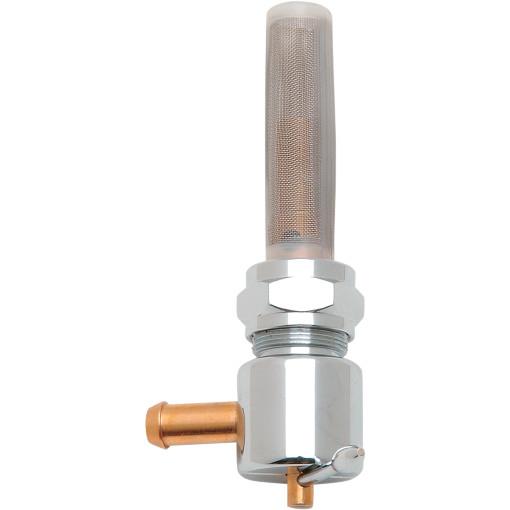 Drag Specialties 0705-0117 Fuel Petcock - 22mm - Inward Facing - Chrome