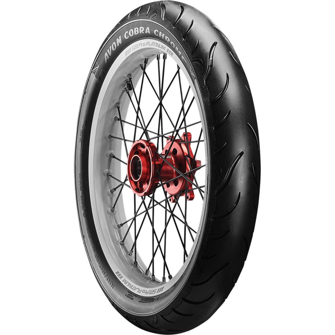 Avon Tyres 638182 Cobra Chrome AV91 Front Tire - 150/80-16