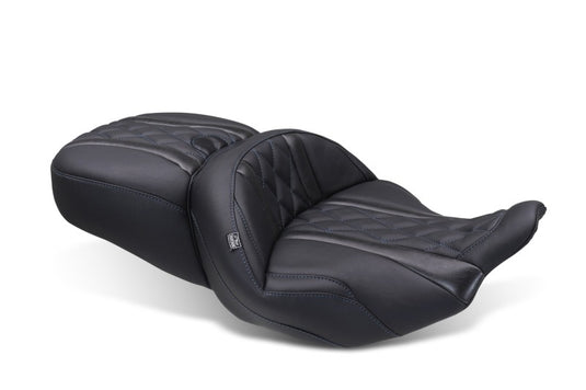 Mustang Motorcycle 89411SB MMP One-Piece 2 Up Seat