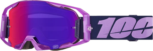 100% Armatic Goggles (One Size Fits Most, Toyoko / Mirror Purple Lens)