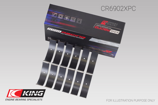 King Engine Bearings CR6902XPC0.25 KING Connecting Rod Bearings