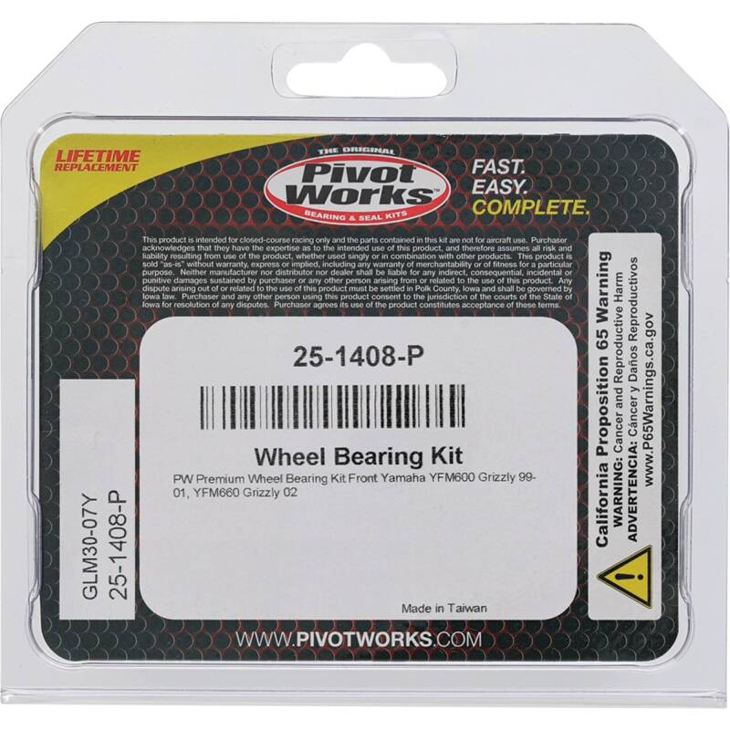 Load image into Gallery viewer, Pivot Works 25-1408-P PIV Wheel Bearing Kit
