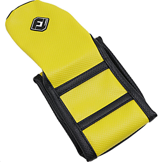 Flu Designs Inc. 45507 Pro Rib Seat PRS Cover - Black/Yellow/Black