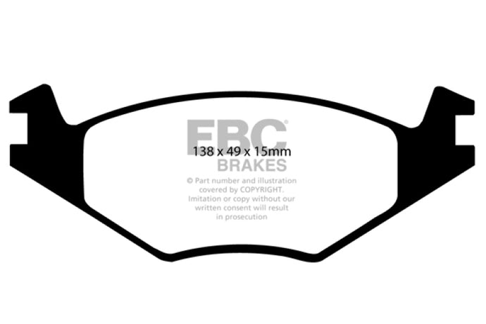 Ebc DP2517 EBC Greenstuff Brake Pad Sets