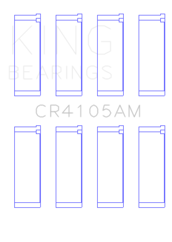 Load image into Gallery viewer, King Engine Bearings CR4105AM KING Connecting Rod Bearings

