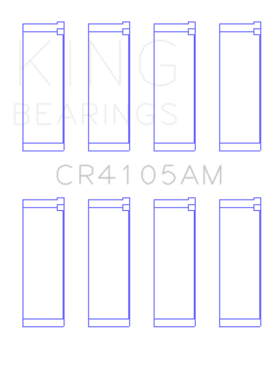 King Engine Bearings CR4105AM KING Connecting Rod Bearings