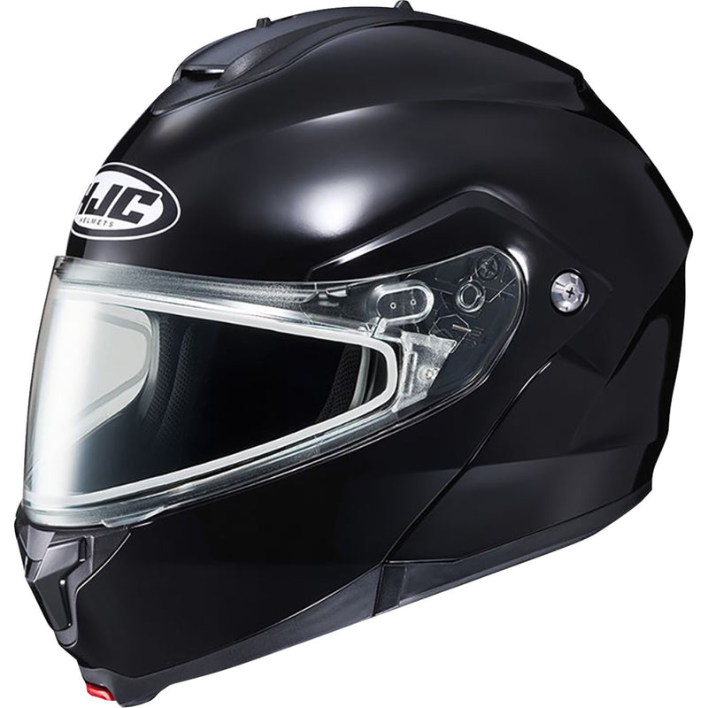 Load image into Gallery viewer, Hjc C91 Solid Snow Helmet with Dual Lens Shield (Large, Black)
