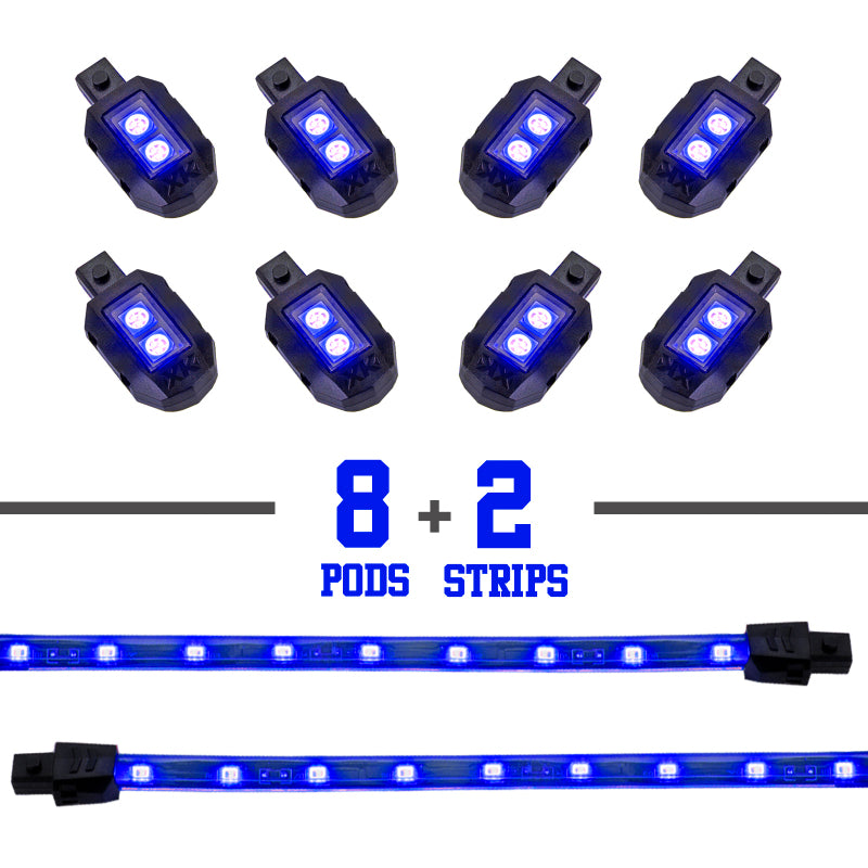 Load image into Gallery viewer, Xkglow XK034001-B XKG Moto Light Kits
