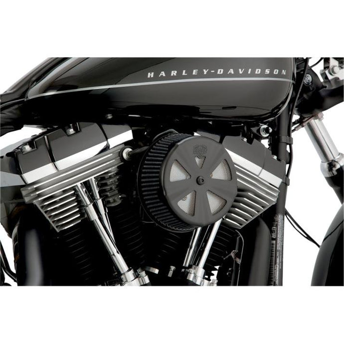 Vance & Hines 71019 VO2 Skullcap Crown - Vented - Black
