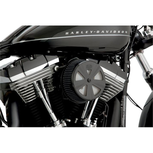 Vance & Hines 71019 VO2 Skullcap Crown - Vented - Black