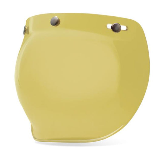 Bell Helmets PS 3-Snap Bubble Shield for Custom 500 Helmets - Hi-Def Yellow