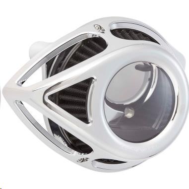 Arlen Ness 18-988 Clear Tear Series Air Cleaner Kit - Chrome
