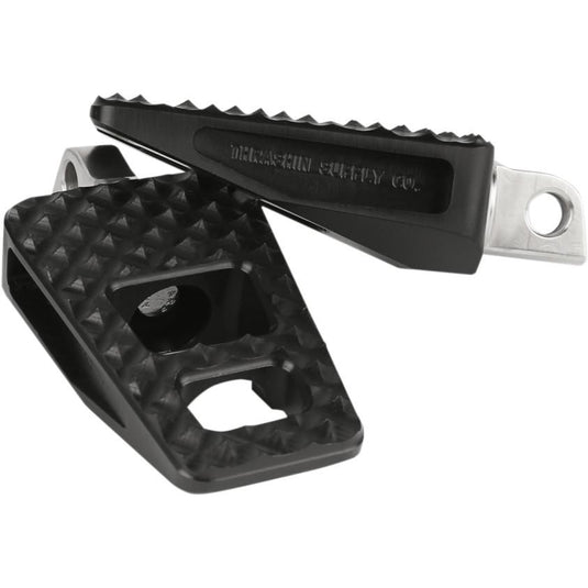 Thrashin Supply Company TSC-2027-1 P-54 Extra Grip Passenger Footpegs - Black Anodized